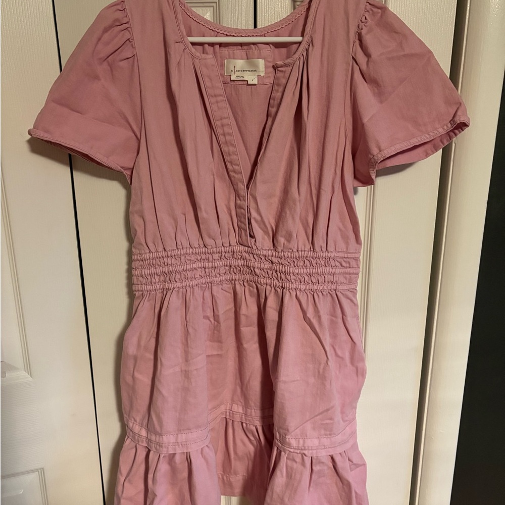 Anthropologie Light Pink dress
